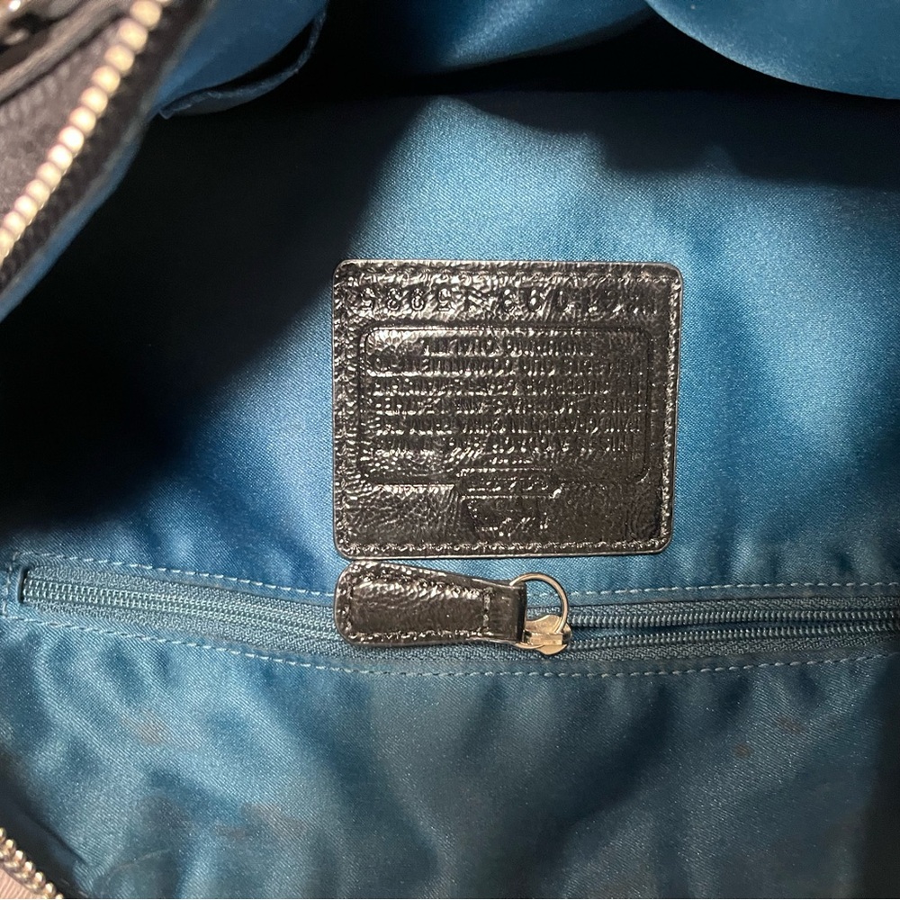 Coach Madison Sophia Dotted Op Art Satchel Bag - Picture 8 of 9